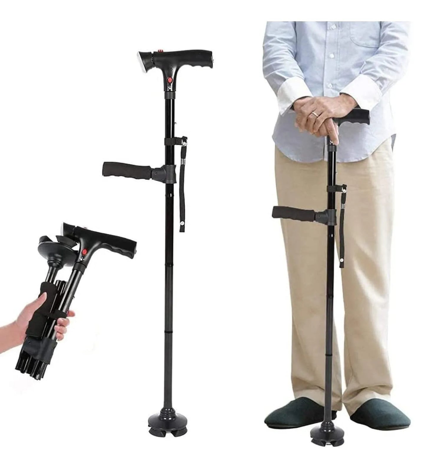 Strong Trusty Cane with Led Light.