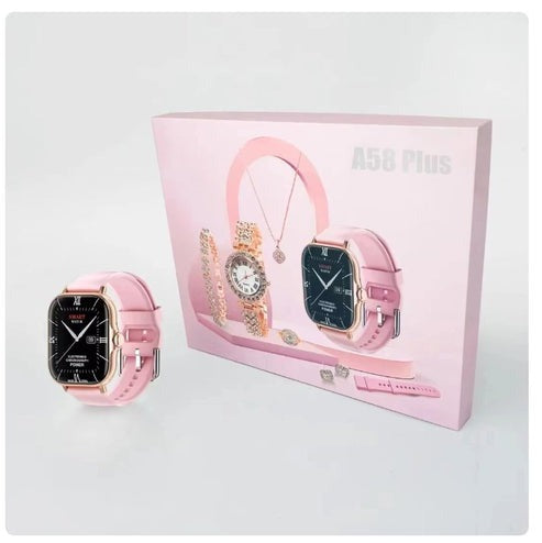Women Smart Watch and Jewlery set