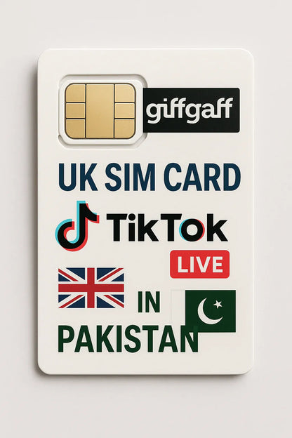 GiffGaff United Kingdom International SIM Card
