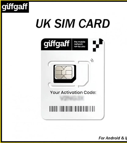 GiffGaff United Kingdom International SIM Card