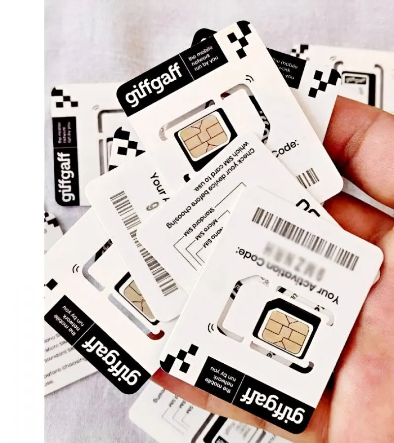 GiffGaff United Kingdom International SIM Card