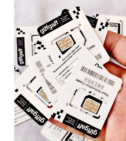 GiffGaff United Kingdom International SIM Card